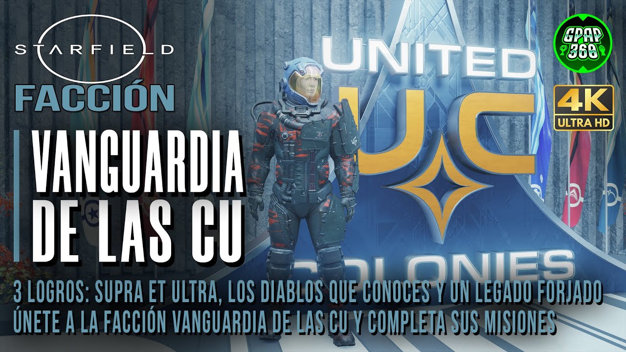 Línea de misiones y recompensas de Starfield UC Vanguard -
